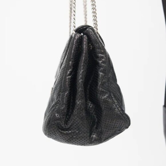 Chanel Leather Drill Accordion Flap Bag - Picture 6 of 9